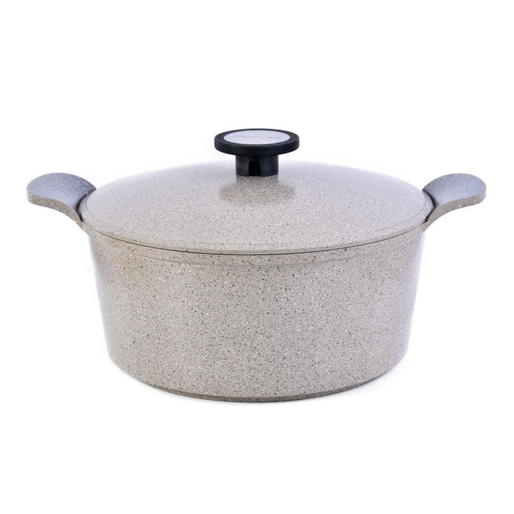 قدر المنيوم نيوفلام غير لاصق بغطاء جودة عالية 28سم - أنية المنزل