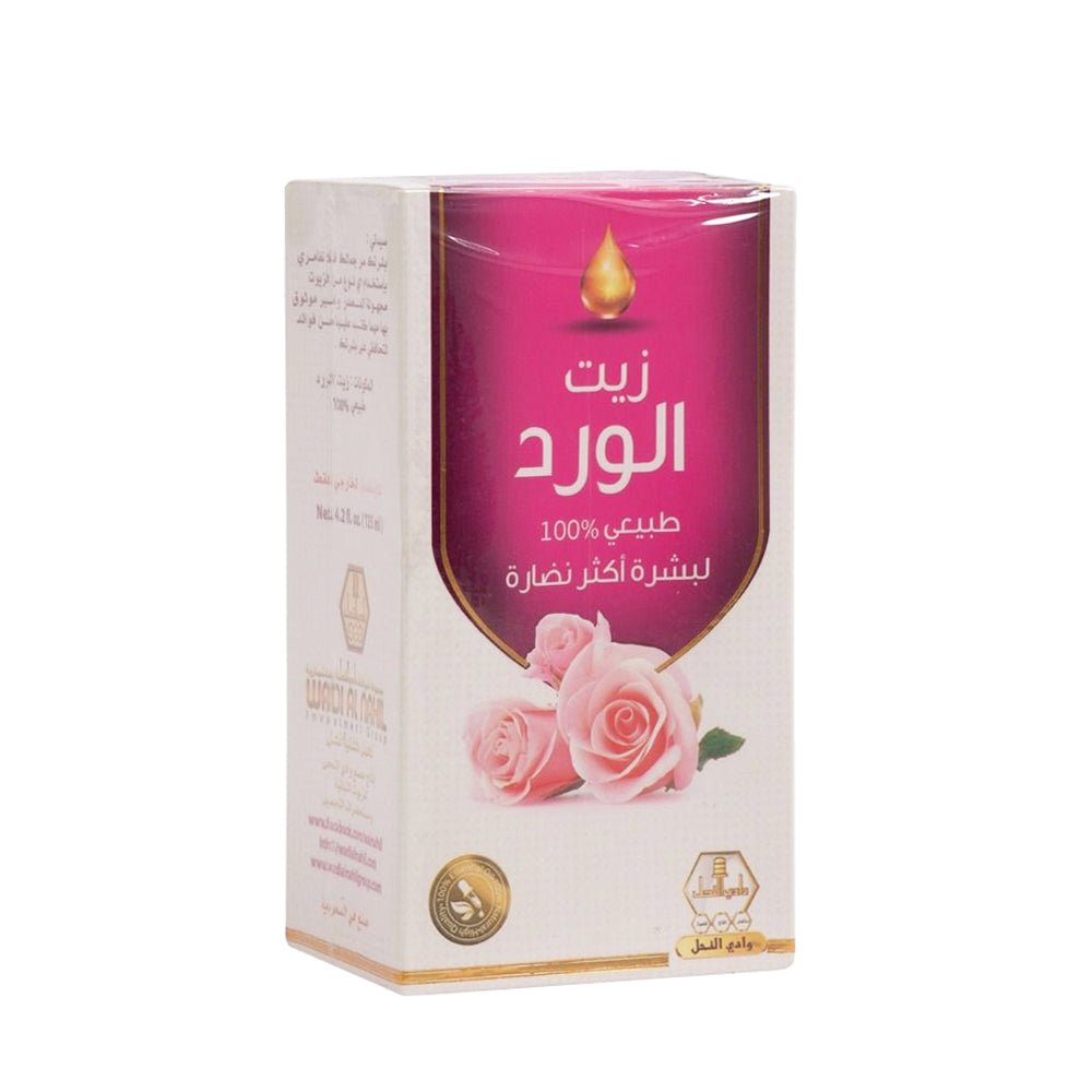 وادي النحل زيت الورد للجسم 125 مل