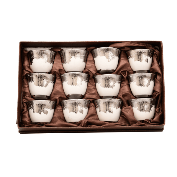 طقم فناجين قهوة 12 قطعة سيراميك - أنية المنزل