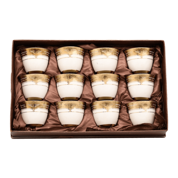 طقم فناجين قهوة 12 قطعة سيراميك - أنية المنزل