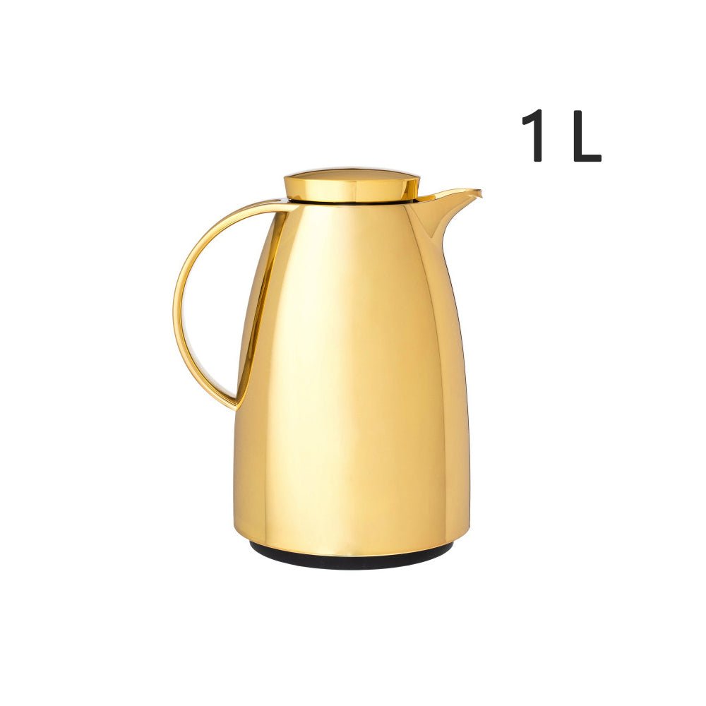 Basra 1L Shiny Gold Tea Thermos