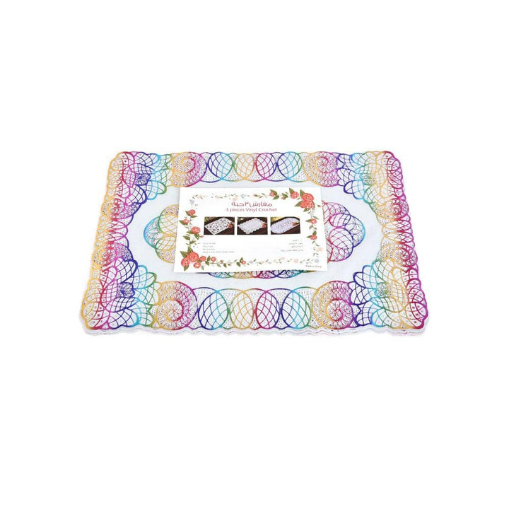 مفارش طاولة بلاستيك 3قطع-انية المنزل