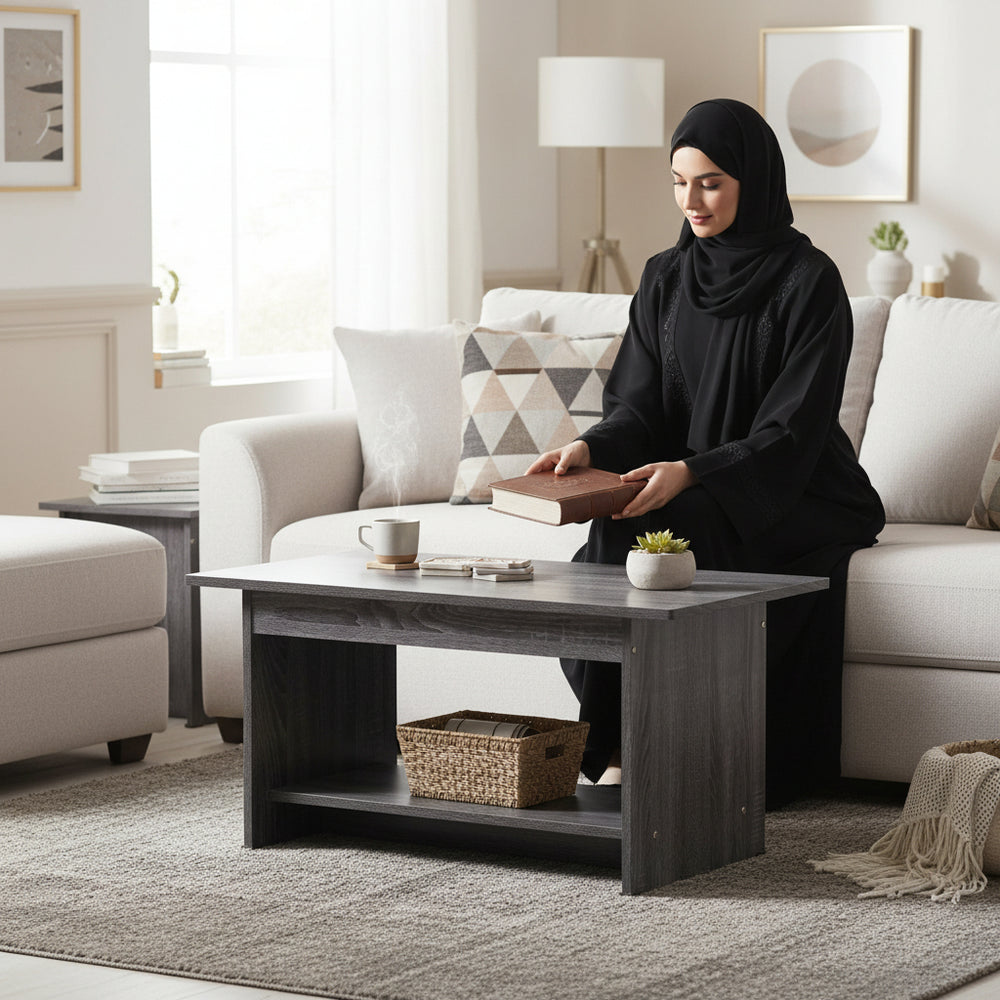 طاولة خشبية متعددة الاستخدامات 80 × 46 × 41 سم