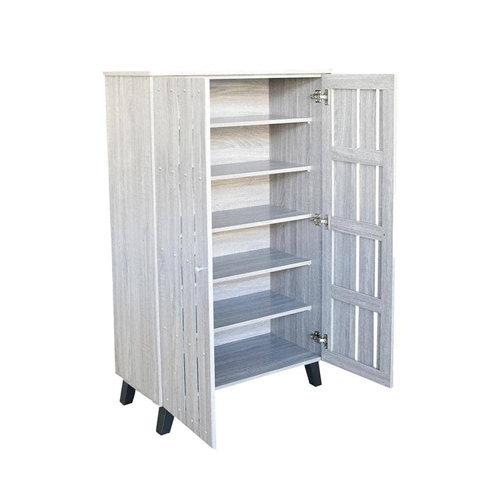 خزانة احذية6 رفوف من الخشب - أنية المنزل