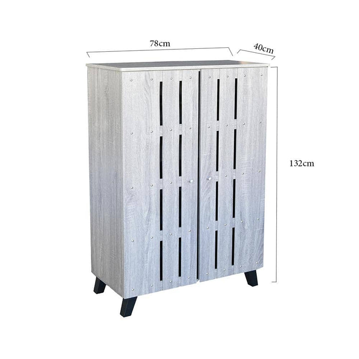 خزانة احذية6 رفوف من الخشب - أنية المنزل