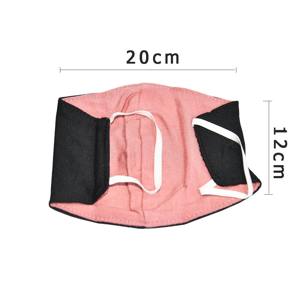 Flexible, reusable cloth mask