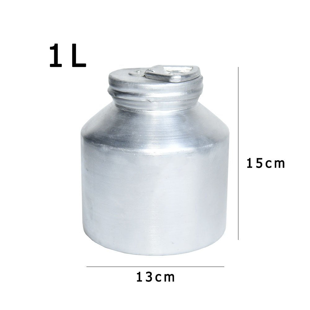 1 liter aluminum milk storage jar