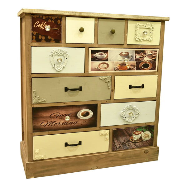 خزانة ذات ادراج خشبية انيقة