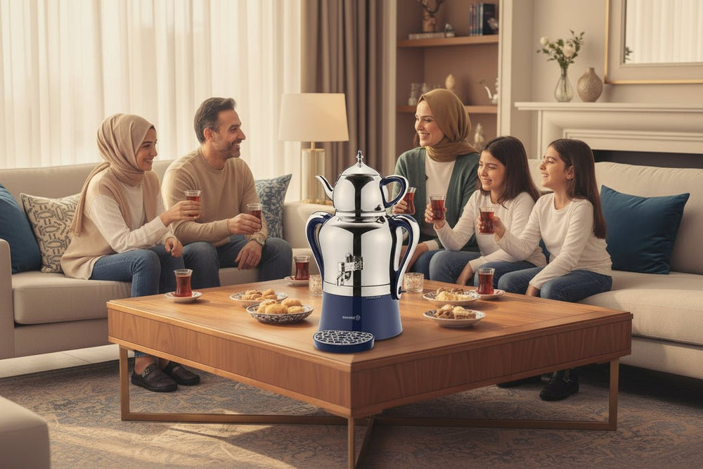 سماور شاي كوركماز هانيدان – سعة 3.5 لتر.