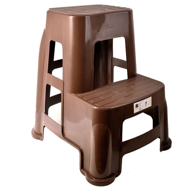 سلم بلاستيك بخطوتين متعدد الالوان