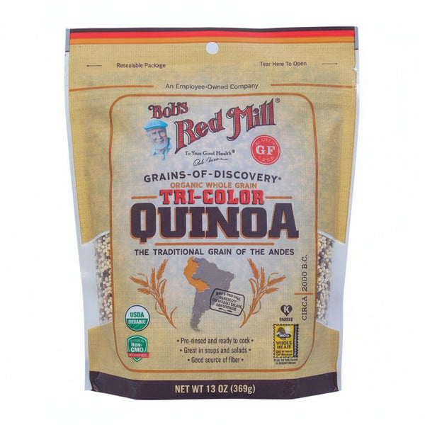 بوبس كينوا عضوية كاملة الحبة بثلاث ألوان 369 جم