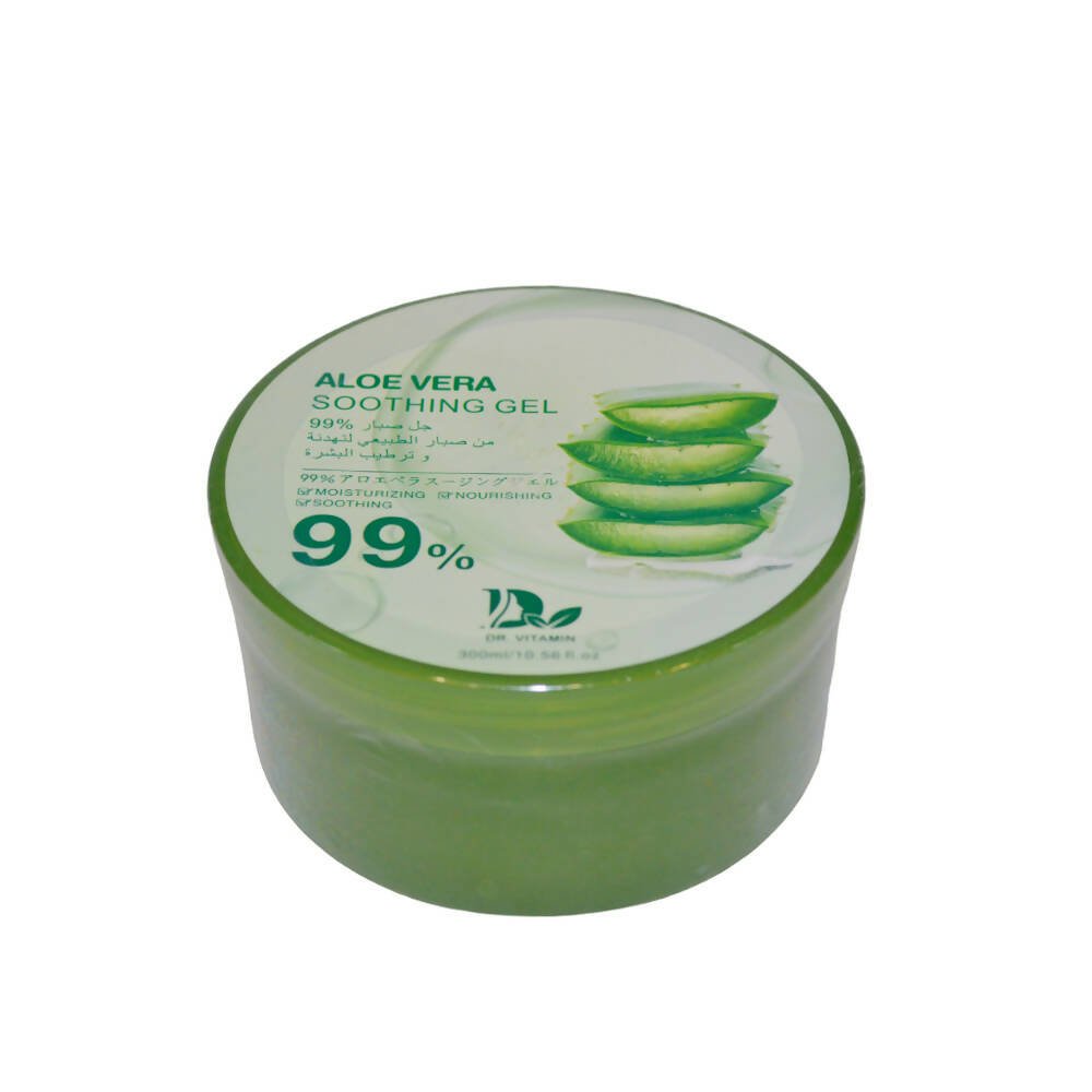 Dr. Vitamin 99% Aloe Vera Gel for Soothing and Moisturizing Skin 300ml