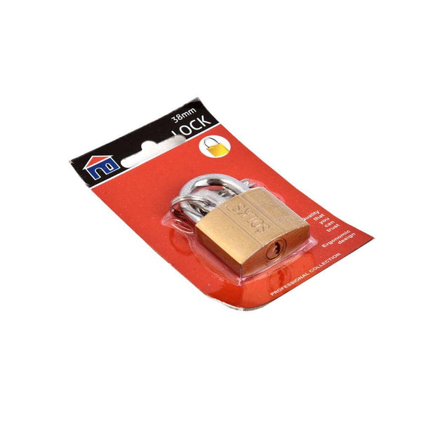 قفل باب معدني مع 3مفاتيح 38 مم-أنية المنزل