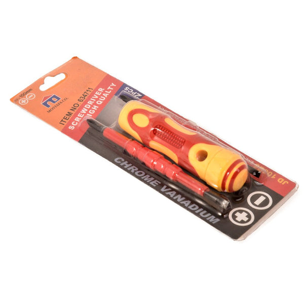 مفك براغي موجب وسالب 100 مم-2 قطعة