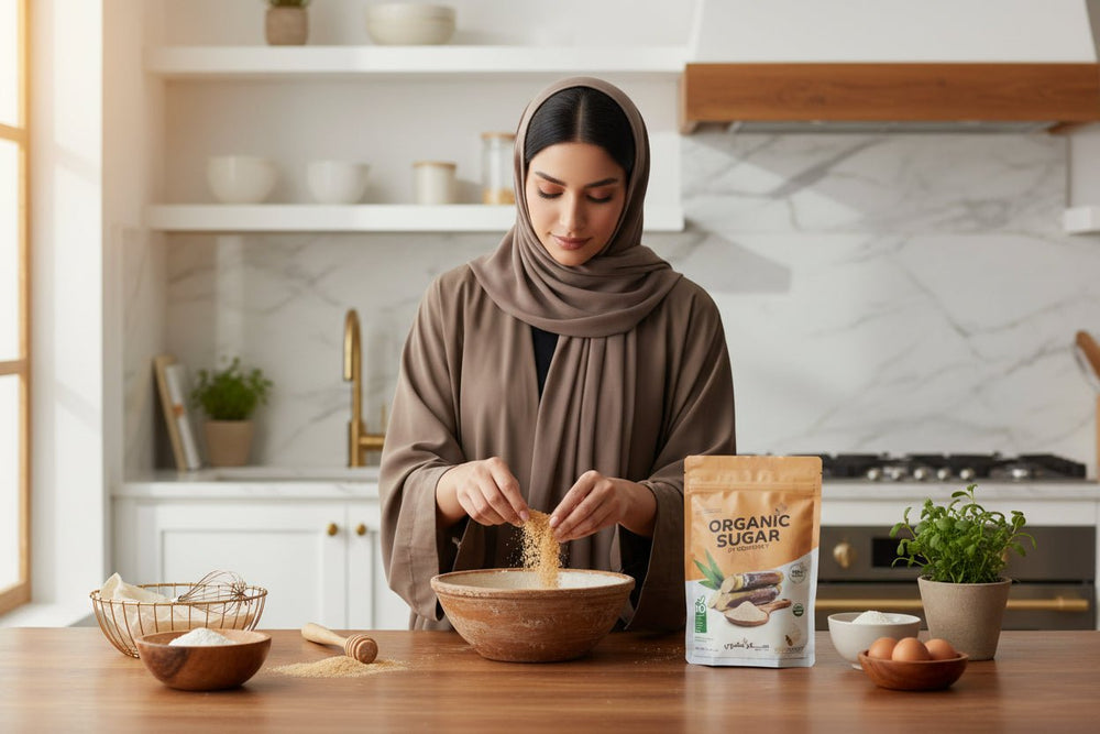 سكر قصب عضوي 1 كجم Geohoney