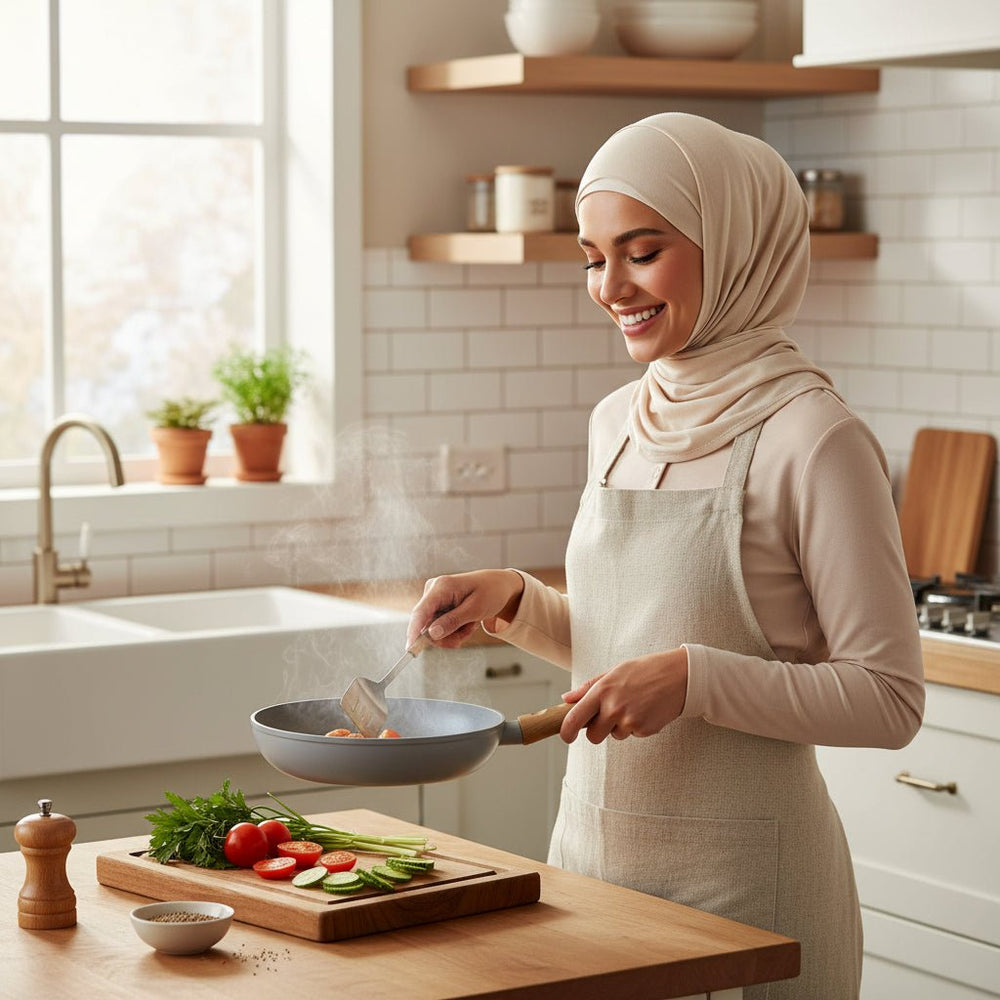 مقلاة جرانيت غير قابلة للالتصاق – 26 سم