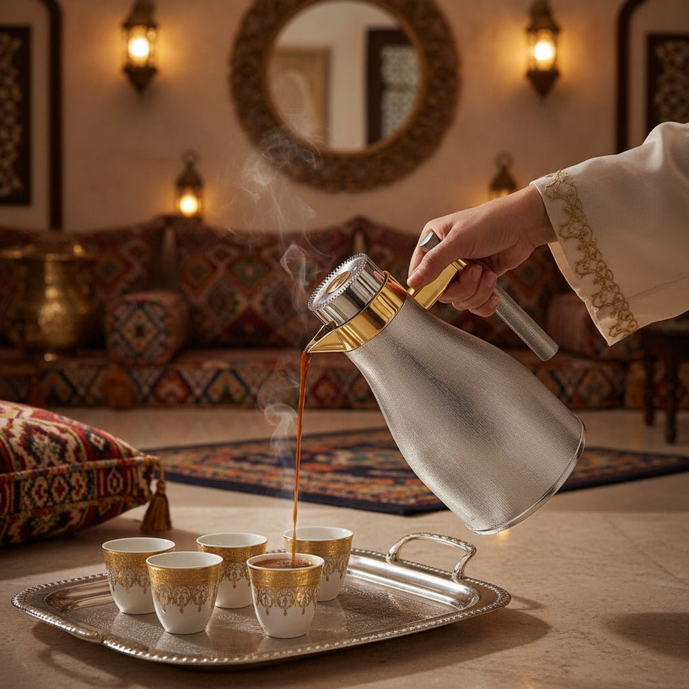 طقم ترامس أجوان الفاخر أجوان بسعة 1 لتر