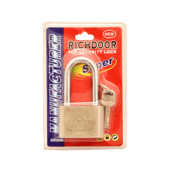 قفل حماية من المعدن مع 3 مفاتيح 60مم - أنية المنزل