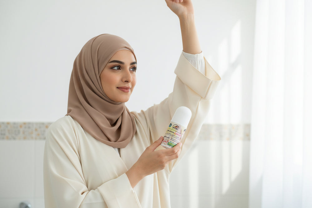 مزيل عرق رول أون للتبييض بخلاصة لبان الذكر 60 مل