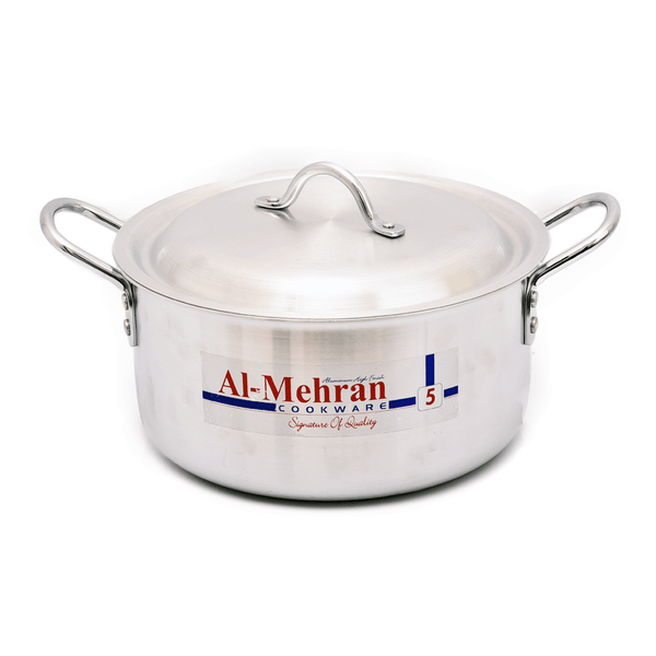 قدر طهي المنيوم غير لاصق بغطاء30سم10 لتر - أنية المنزل