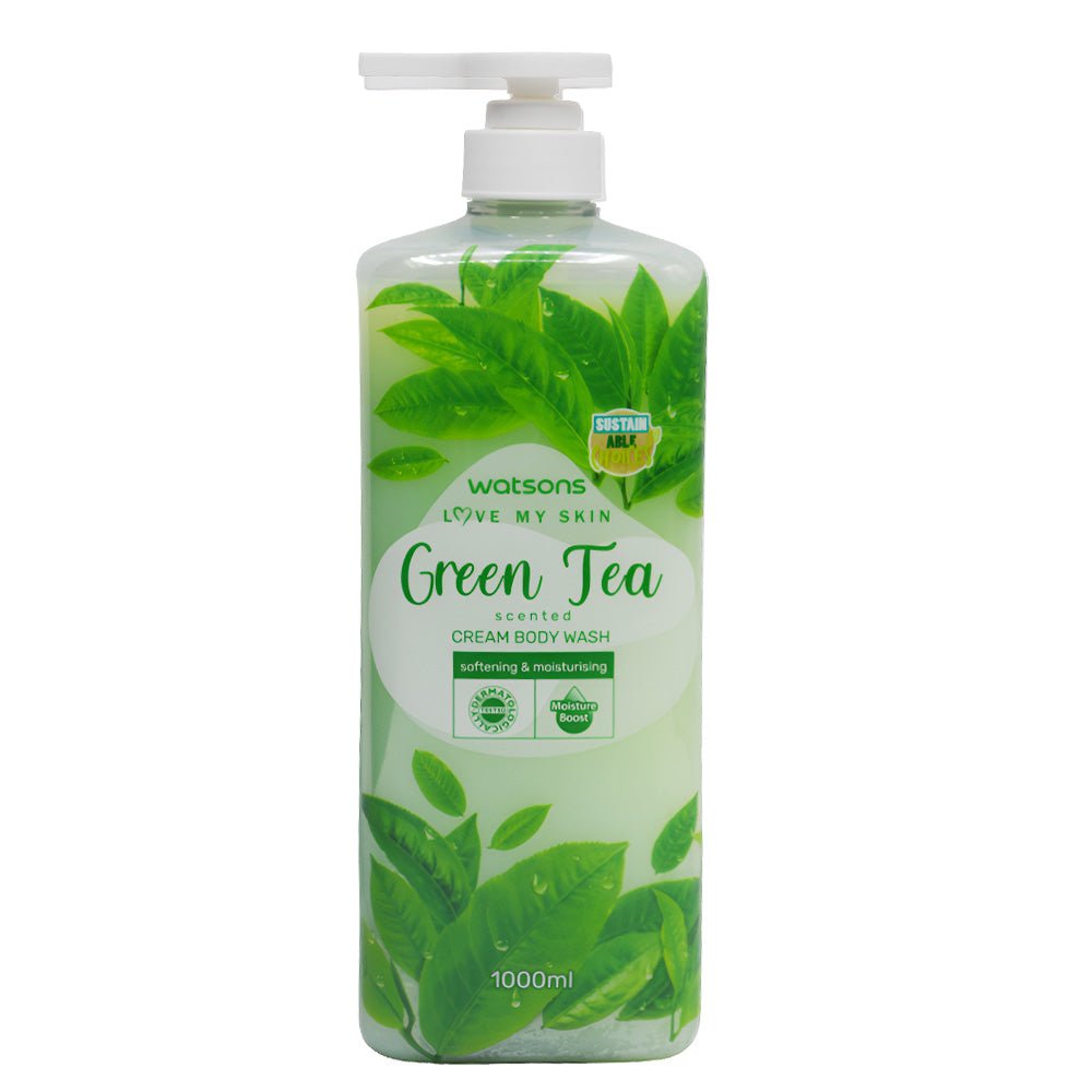 Watsons Purifying Body Wash with Refreshing Green Tea Scent 1000ml