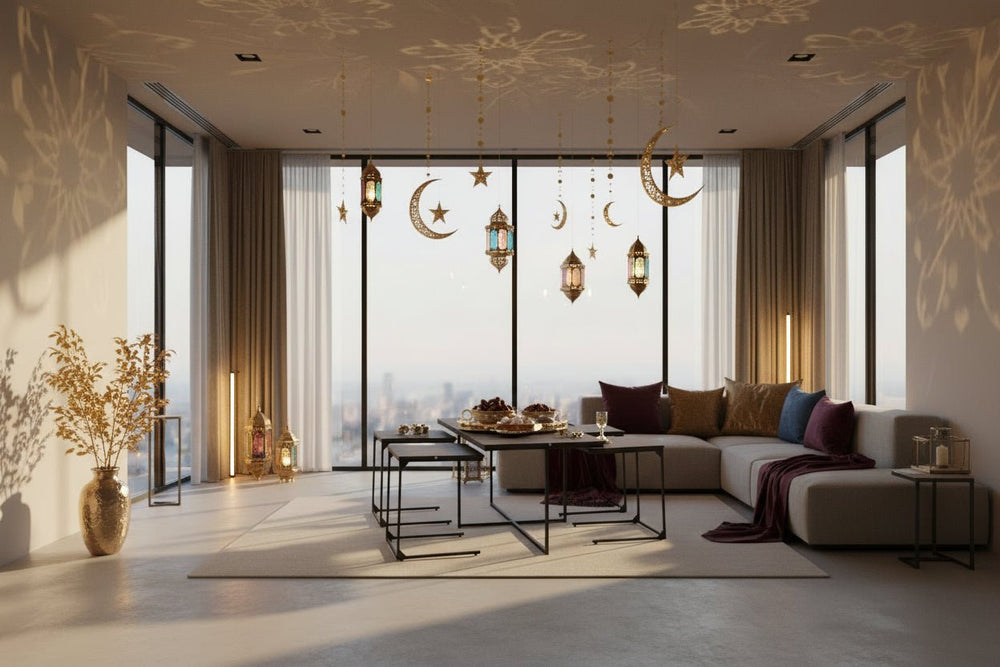 طاولات قهوة متداخلة ماليزية 5 قطع من الخشب المضغوط 120×60×52 سم بني غامق