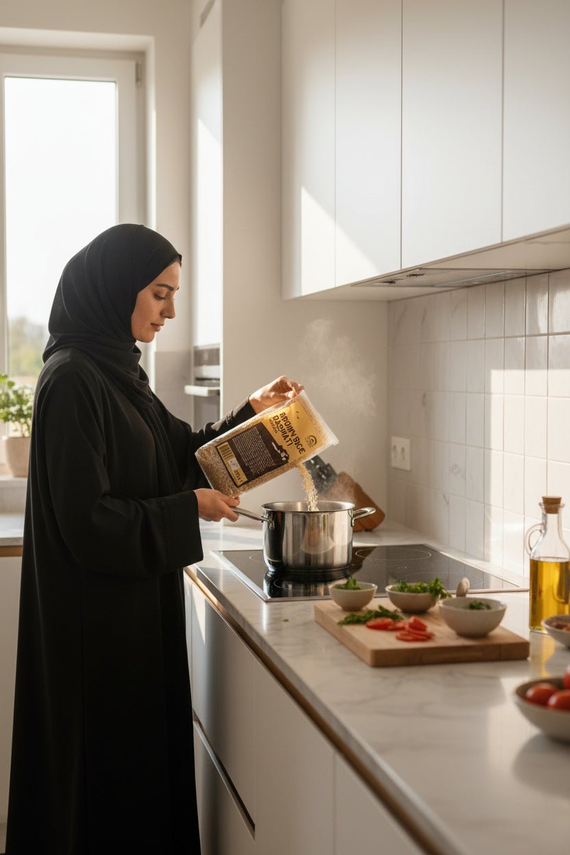 أرز بسمتي بني عضوي سمارت أورجانيك 500 جم