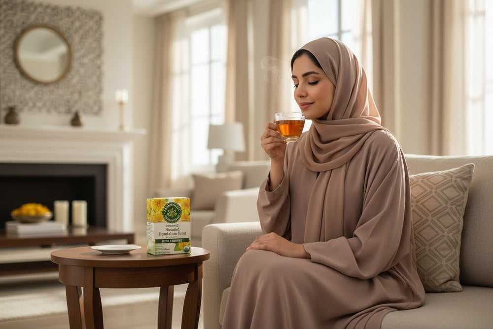 شاي جذور الهندباء العضوي المحمص من 16 كيس Traditional Medicinals