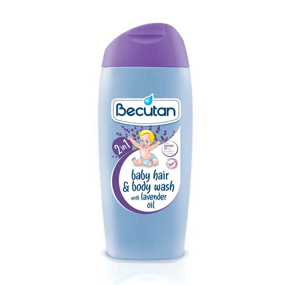 Becutan 2-in-1 Body and Hair Shower Gel with Lavender Oil 200ml