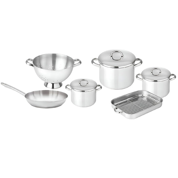 مجموعة أواني المطبخ  من لستانلس ستيل  10 قطع