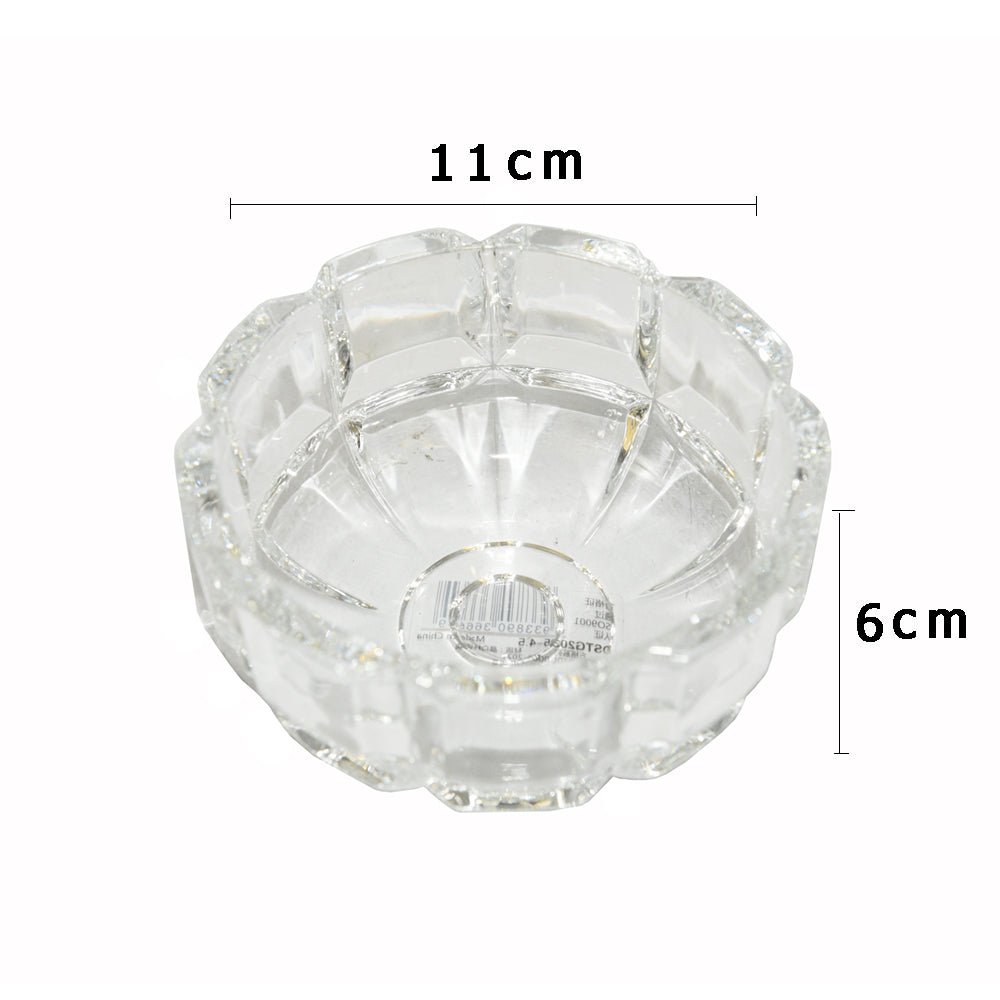 Clear glass jar with multi-purpose lid