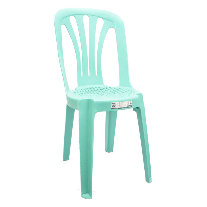 كرسي بلاستيك اخضر 38*38*86 سم - أنية المنزل