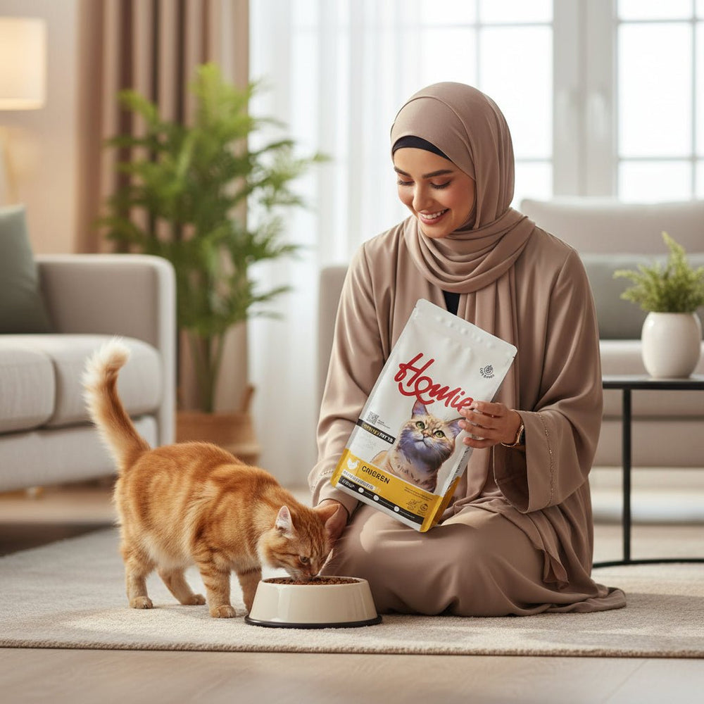 هومي طعام جاف للقطط البالغة بنكهة الدجاج 1.5 كجم