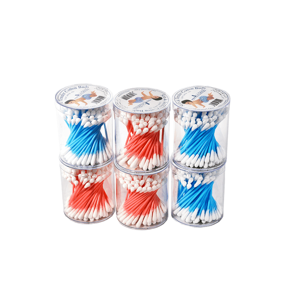 6علب إعواد أذن قطنية ناعمة -100 قطعة - أنية المنزل