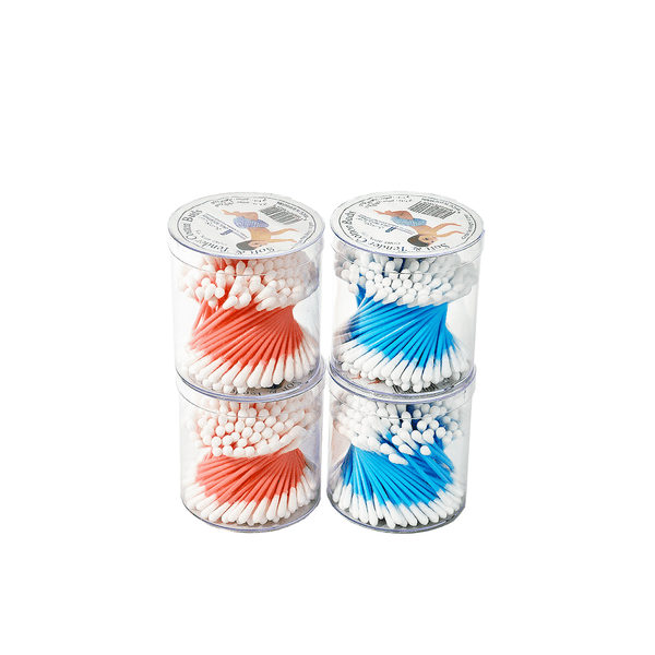 4علب إعواد أذن قطنية ناعمة-175قطعة - أنية المنزل