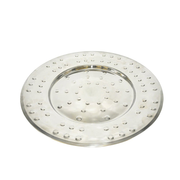 40cm stainless steel serving plate