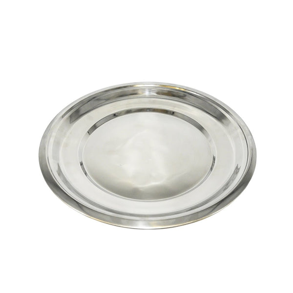 40cm stainless steel serving plate