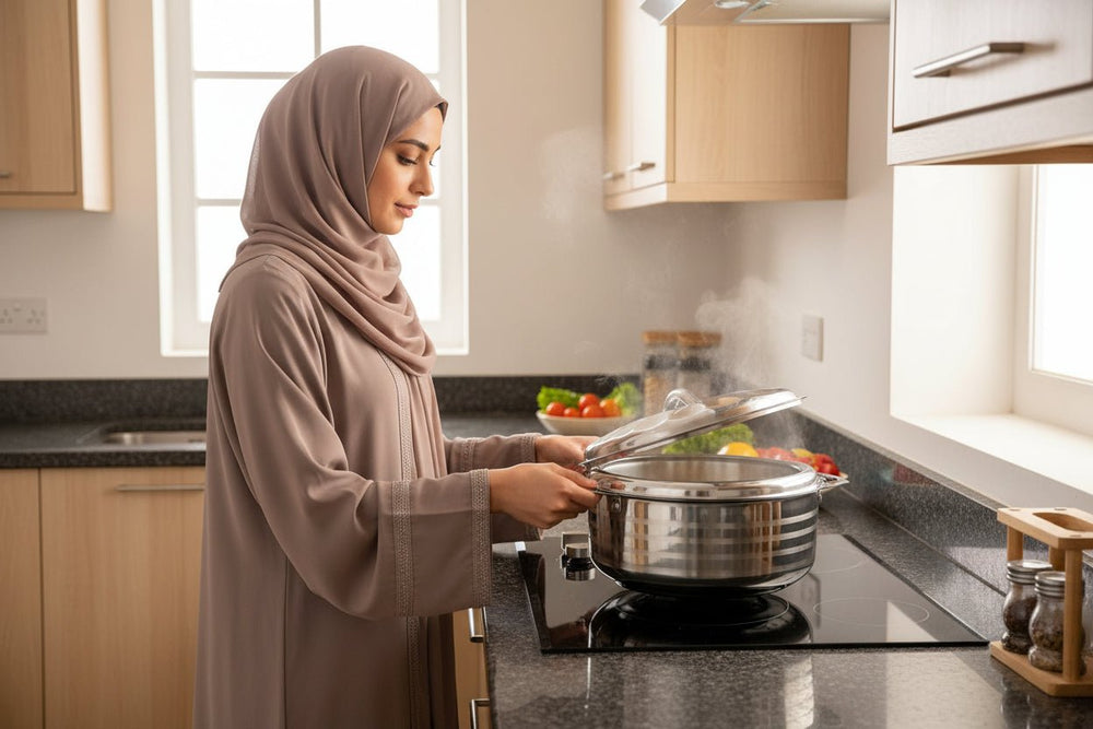 قدر ستانلس ستيل حافظ للحرارة 5 لتر