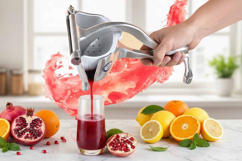 عصّارة فواكه يدوية قوية التحمل هيكل الومنيوم