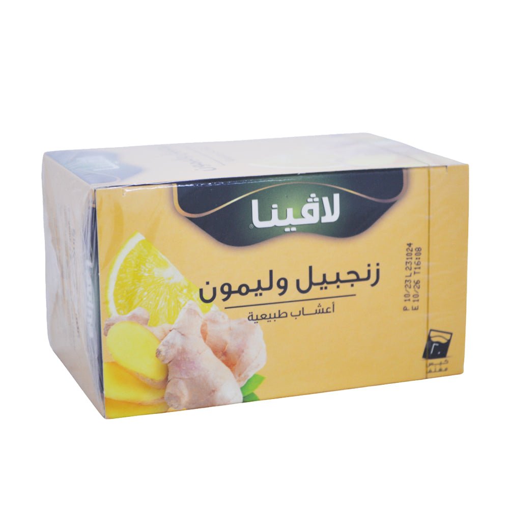 Lavena Natural Herbs with Ginger and Lemon 20 Sachets