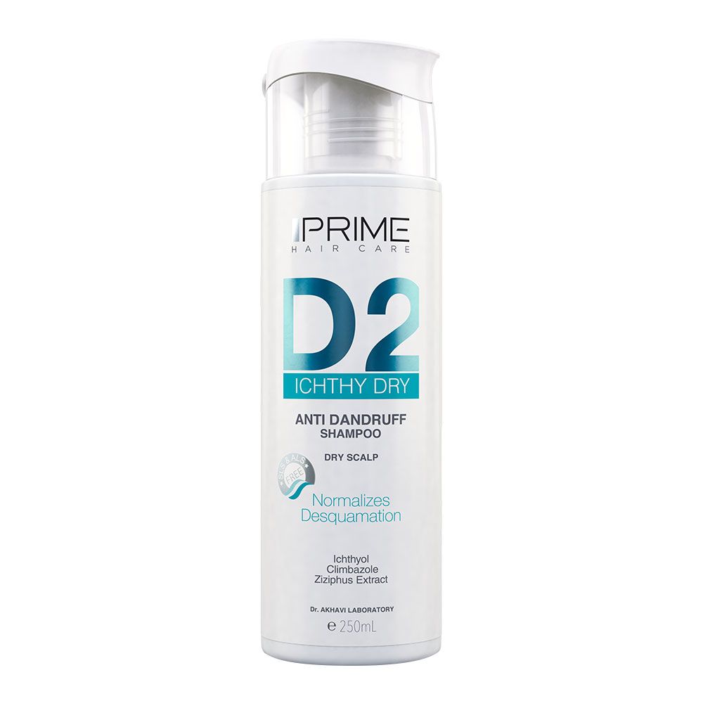 Prime Anti-Dandruff Shampoo for Dry Scalp 250ml