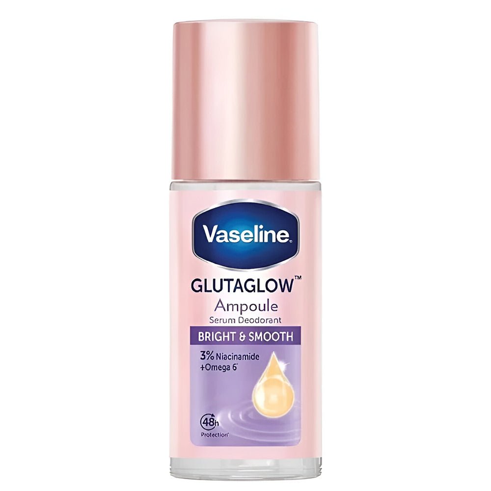 Vaseline GlutaGlow Ampoule Serum Deodorant with 3% Niacinamide &amp; Omega 6, 45ml.