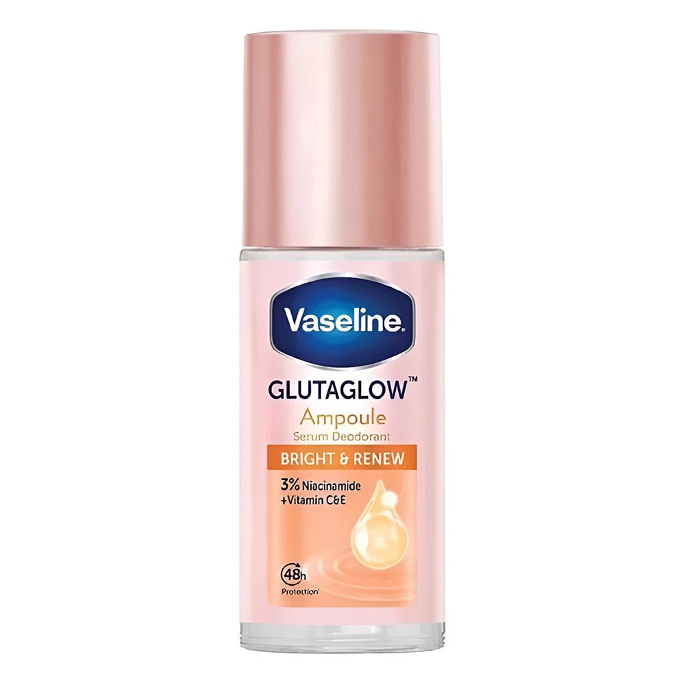 Vaseline GlutaGlow Ampoule Serum Deodorant with 3% Niacinamide and Vitamin E, C, 45 ml