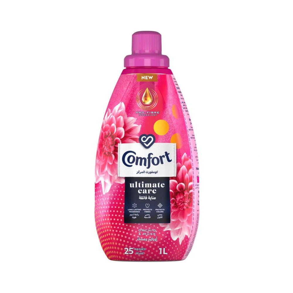 Comfort Concentrated Fabric Softener Ultra Care Orchid &amp; Musk 1L