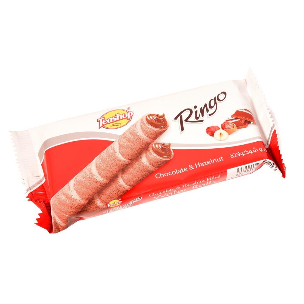 Ringo Finger Biscuits Filled with Hazelnut and Chocolate 16g