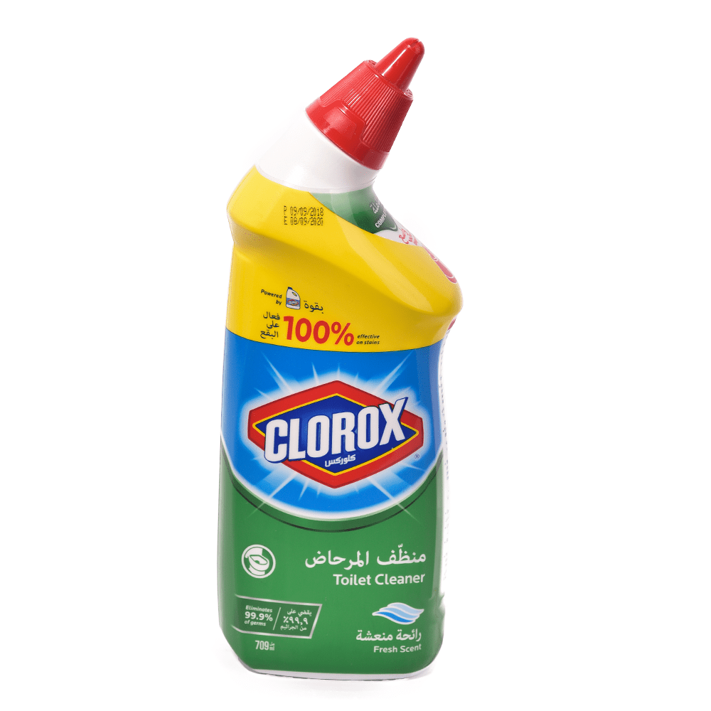 كلوركس منظف المرحاض فعال على بقايا البقع 709 مل - أنية المنزل