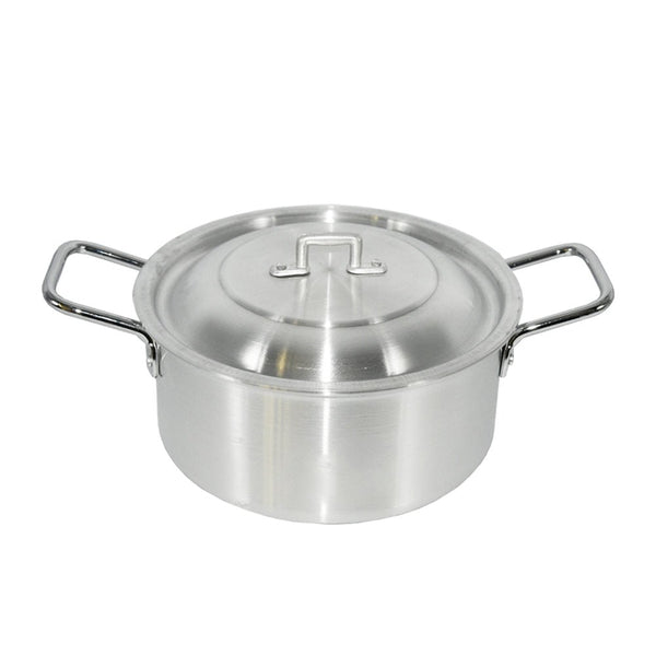 قدر طبخ ألمنيوم غير لاصق مع غطاء مقاس 20 سم