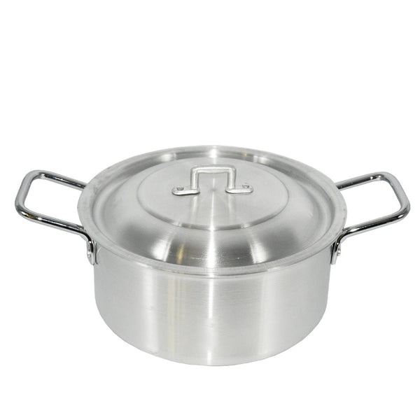 قدر طبخ ألمنيوم غير لاصق مع غطاء مقاس 24 سم