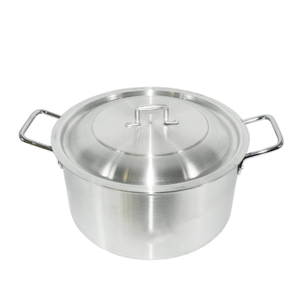 قدر طبخ ألمنيوم غير لاصق مع غطاء مقاس 26 سم