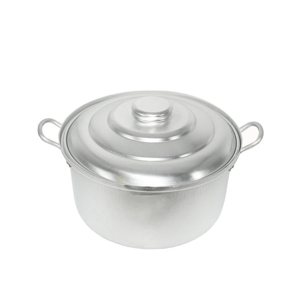 قدر طبخ ألمنيوم غير لاصق مع غطاء مقاس 20 سم